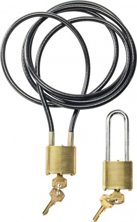 Pelican CL2 Cable Lock with Padlock for Coolers-