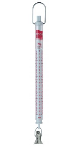 PESOLA 10020 Light-Line Metric Spring Scale, 20g-