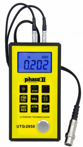 Phase-II UTG-2850 Metal Body Ultrasonic Thickness Gauge-