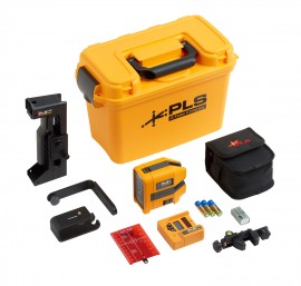 PLS 6R SYS Combination Line and Point Red Laser Level System-