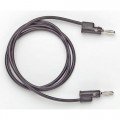 Pomona B-36-0 Banana Plug Patch Cord, Black, 36&quot;-