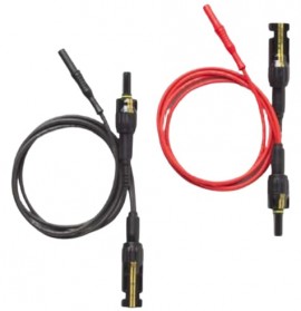Pomona PVLEAD3 MC4 Solar Clamp Test Lead Set, 41 to 104&amp;deg;F, 20 A-