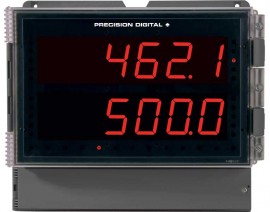 Precision Digital PD2-6210-7H7 Helios 4-Relay Analog Input Batch Controller, 12 to 24VDC, 4 to 20mA Output-