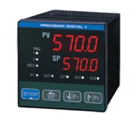 Precision Digital PD554-6RA-02 Nova Ramp and Soak Controller, relay/current output, 3/16 DIN-