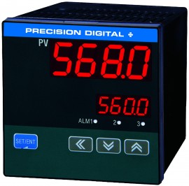 Precision Digital PD568-6RA-00 Nova Temperature Meter, 1/4 DIN-