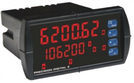 Precision Digital PD6200-6R2 ProVu Analog Input Flow Rate/Totalizer Digital Panel Meter, 1/8 DIN-