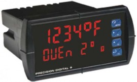 Precision Digital PD7000-7H3 ProVu Temperature Digital Panel Meter with SunBright Display, 12 to 24VDC, 4 to 20mA Output-