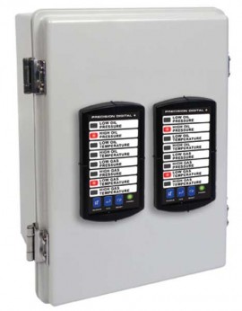 Precision Digital PDA2302-V NEMA 4X Plastic Vertical Enclosure for &amp;frac18; DIN digital panel meters, 2 cutouts-
