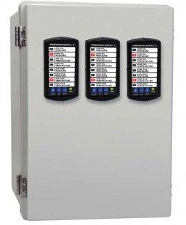 Precision Digital PDA2303-V NEMA 4X Plastic Vertical Enclosure for &amp;frac18; DIN digital panel meters, 3 cutouts-