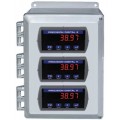 Precision Digital PDA2503 Plastic NEMA 4X Horizontal Enclosure, 11.7 x 8.4 x 5.1in, 3 Cutouts-