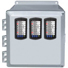 Precision Digital PDA2503-V Plastic NEMA 4X Vertical Enclosure, 13.7 x 12.4 x 7.1in, 3 Cutouts-