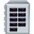 Precision Digital PDA2509 Plastic NEMA 4X Horizontal Enclosure, 17.7 x 14.4 x 7.1in, 9 Cutouts-