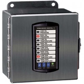 Precision Digital PDA2601-V Stainless-Steel NEMA 4X Vertical Enclosure, 7.5 x 6.9 x 4in, 1 Cutout-