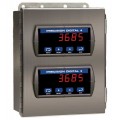 Precision Digital PDA2602 Stainless-Steel NEMA 4X Horizontal Enclosure, 9.5 x 6.9 x 3.5in, 2 Cutouts-