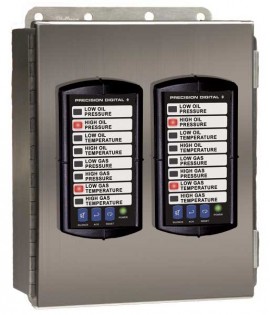 Precision Digital PDA2602-V Stainless-Steel NEMA 4X Vertical Enclosure, 9.5 x 6.9 x 3.5in, 2 Cutouts-