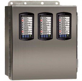 Precision Digital PDA2603-V Stainless-Steel NEMA 4X Vertical Enclosure, 13.5 x 12.9 x 6in, 3 Cutouts-