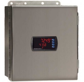 Precision Digital PDA2604-1C Stainless-Steel NEMA 4X Horizontal Enclosure, 13.5 x 12.9 x 6in, 1 Cutout-