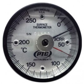 PTC Instruments 313CRRL Magnetic Rail Weld Thermometer with ancillary hand, -20 to 250&amp;deg;C-