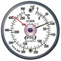PTC Instruments 313DSL Dual-Scale Magnetic Surface Thermometer with ancillary hand, 0 to 500&amp;deg;F and -20 to 250&amp;deg;C-