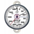 PTC Instruments 313FT1MM Tab Mount Surface Thermometer with max-min hands, 0 to 500&amp;deg;F-