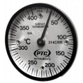 PTC Instruments 314CRR Magnetic Rail Thermometer, 10 to 400&amp;deg;C-