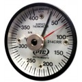 PTC Instruments 314CRRL Magnetic Rail Thermometer with ancillary hand, 10 to 400&amp;deg;C-