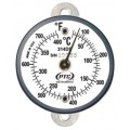 PTC Instruments 314DST1 Dual-Scale Tab Mount Thermometer, 50 to 750&amp;deg;F/10 to 400&amp;deg;C-