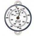 PTC Instruments 314DST1 Dual-Scale Tab Mount Thermometer, 50 to 750&amp;deg;F/10 to 400&amp;deg;C-