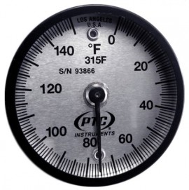 PTC Instruments 315F Magnetic Surface Thermometer, 0 to 150&amp;deg;F-