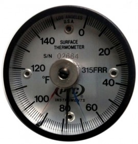 PTC Instruments 315FRRMM Magnetic Rail Thermometer with max-min hands, 0 to 150&amp;deg;F-