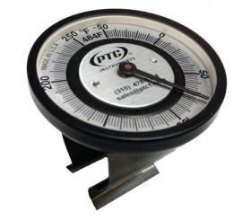 PTC Instruments 483FS Clip-On Pipe Thermometer, 0 to 150&amp;deg;F, small clip (0.75 to 0.88&amp;quot;)-