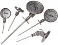 Pyromation BMI5S49-004-9HN-G-P-1180 Bi-Metal Thermometer, 1/2&quot; NPT, 0 to 250&amp;deg;F -
