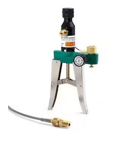 Rental - Ralston APGV-0000 Pneumatic Hand Pump (300 psi / 20 bar) 1/4&quot; female NPT gauge swivel, 3ft hose, 1/4&quot; MNPT process connection-