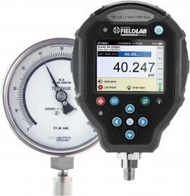 Ralston FLP1-GH-QF FieldLab Digital Pressure Calibrator with female quick-test bottom connection, 50 psi-