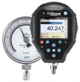 Ralston FLP1-GP-2M-W1 FieldLab Pressure Instrument with wireless module, 1,000 psi, 0.25&quot; male NPT bottom connection-