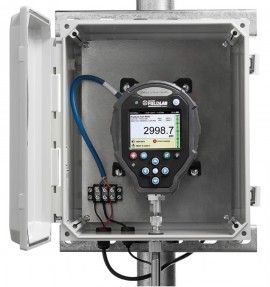 Ralston FLP1-GR-QF-EH Pressure FieldLab Instrument with weatherproof enclosure and pole mounting hardware, 3,000 psi-