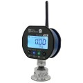 Ralston Field Gauge LC20 Digital Sanitary Pressure Gauge with wireless radio, 30 psi, bottom connection-