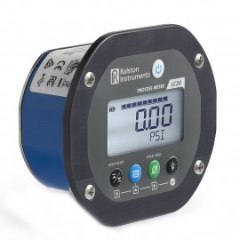 Ralston Field Gauge LC30 Pressure/Vacuum/Temperature Sensor Gauge, 100 psi, back mount-