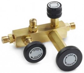 Ralston QTCM-1MBA-6m-1m Brass Calibration Manifold Kit-