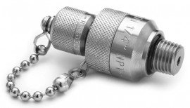 Ralston QTFT-2MS0-QD Male NPT QD (Quick-Connect) Fitting, 0.25&quot;, stainless steel-