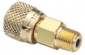 Ralston QTHA-1MBA Quick-Test Pressure Calibrator Adapter, &amp;frac18;&amp;quot; male NPT x female, brass-