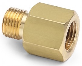Ralston QTHA-2FB0-RG Brass Quick-Test Connector, G 0.25&quot; female BSPP (ISO 228/1) x male QT-