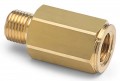 Ralston QTHA-2FB0-RT Brass Connector, 0.25&quot; female BSPT (ISO 7/1) x male Quick-Test, no check-valve-