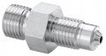 Ralston QTHA-2MS0-MP Stainless Steel Medium Pressure Quick-test Adapter, 7/16-20 male x male Quick-test, 5000 psi-