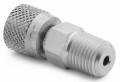 Ralston QTHA-2MSA Male NPT x Female Quick-Test Adapter, 0.25&quot;, stainless steel-