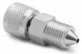 Ralston QTHA-2MSA-XH Stainless-Steel Connector, 0.25&quot; male high pressure x female Quick-Test, no check-valve-