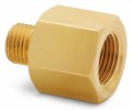 Ralston QTHA-3FB0-RG G Female BSPP (ISO 228/1) x Male Quick-Test Adapter, 0.38&quot;, brass-