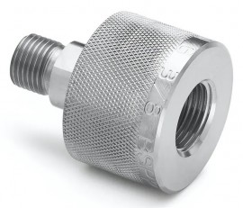 Ralston QTHA-3FS0-RG-QD Female BSPP Quick-Disconnect x Male Quick-Test Adapter, 0.38&quot;, stainless steel-