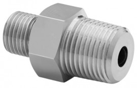 Ralston QTHA-3MS0 Male NPT Quick-test Adapter, 5000 psi, &amp;frac38;&amp;quot; male NPT-