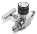Ralston QTHA-BLS0-HH Block and Bleed Valve, male Quick-Test inlet x male Quick-Test outlet-
